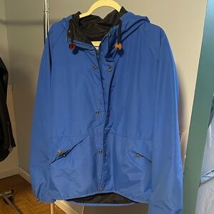 Cabela's Blue Hooded Raincoat for Men